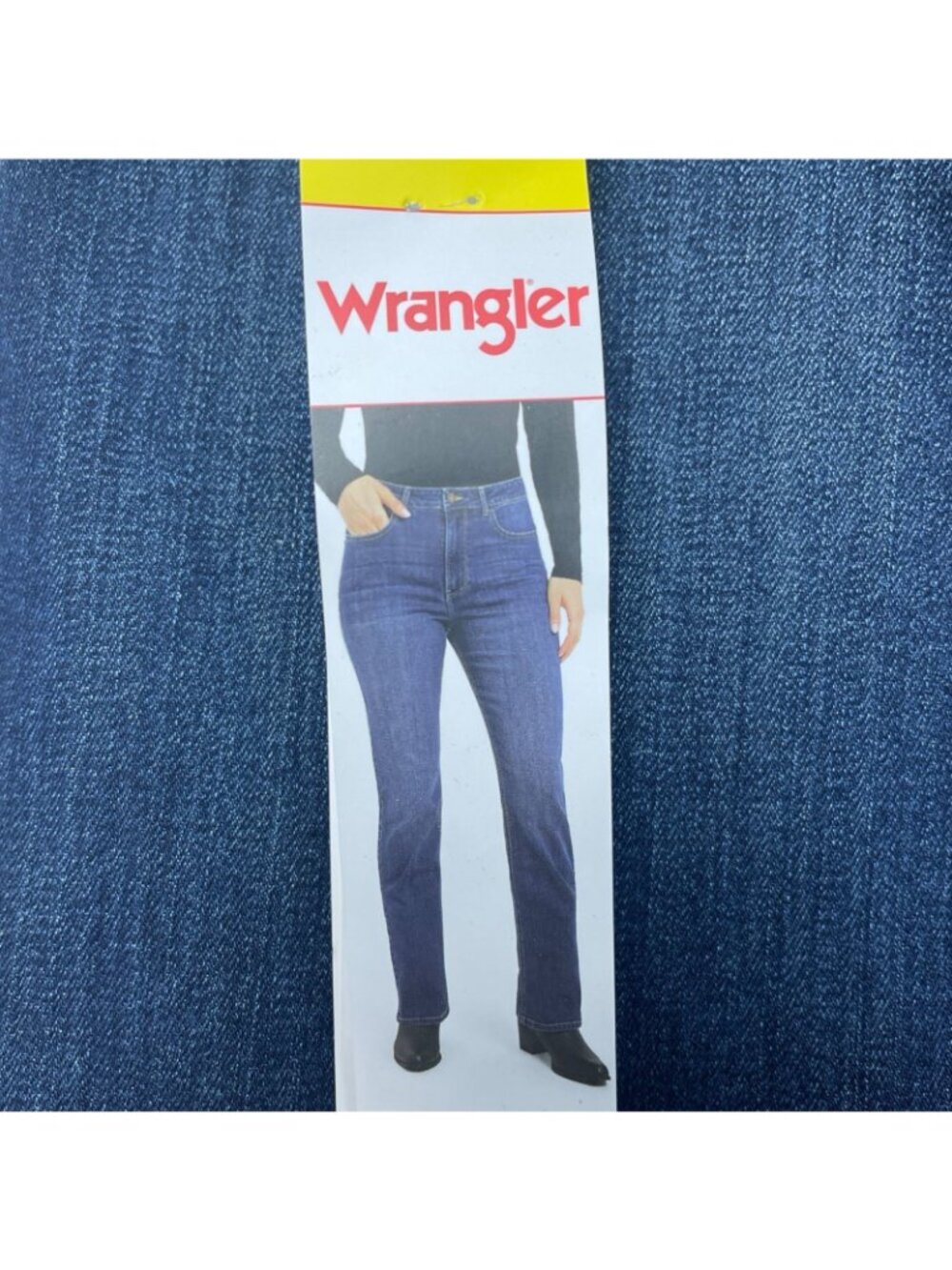 NWT Wrangler Women's 6/28 High-Rise Bootcut Jeans Dark Blue G2235 - Picture 12 of 15